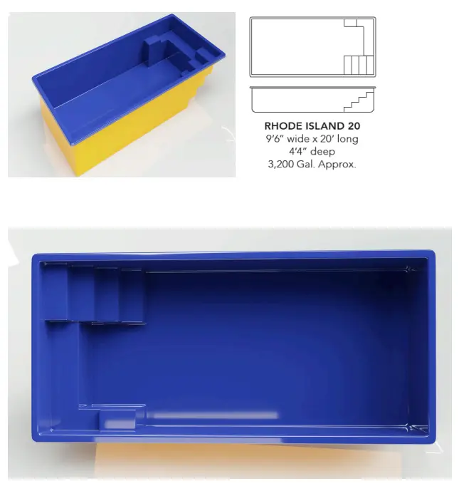 Pool Photo of Model Rhode Island 20