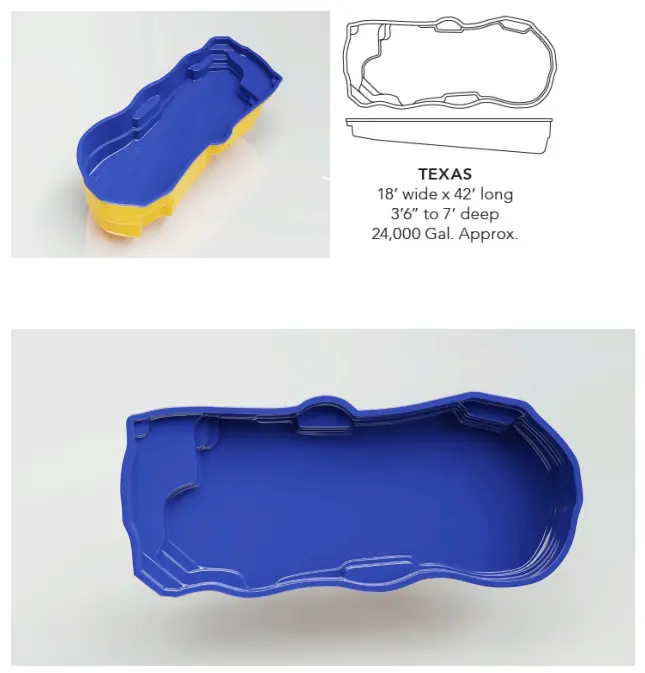 Pool Photo of Model Texas